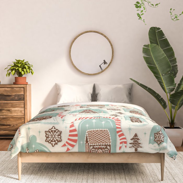 Gingerbread Village Cream Comforter Gallery Image 3