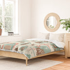 Gingerbread Village Cream Duvet Cover Gallery Image 2