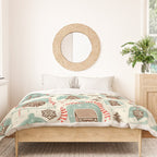 Gingerbread Village Cream Duvet Cover Gallery Image 3
