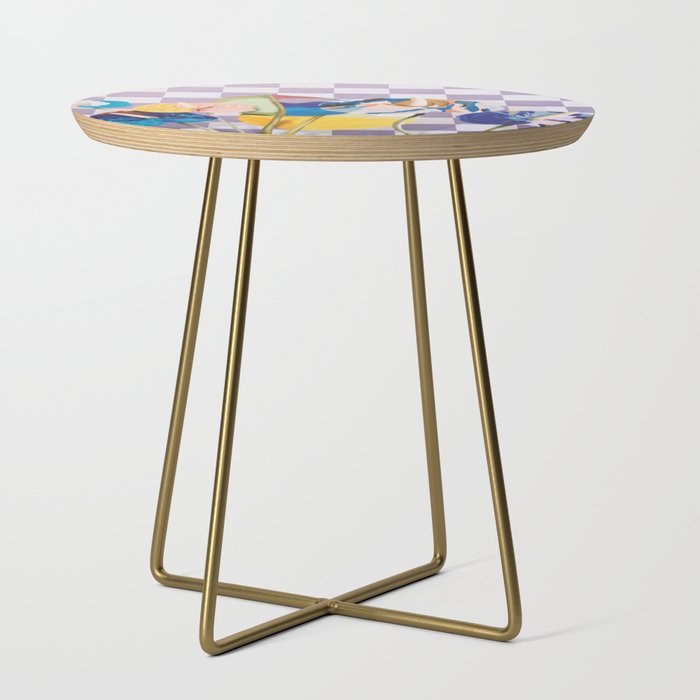 Modern artistic flowery tropical II Side Table Gallery Image 1
