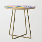 Modern artistic flowery tropical II Side Table Gallery Image 1