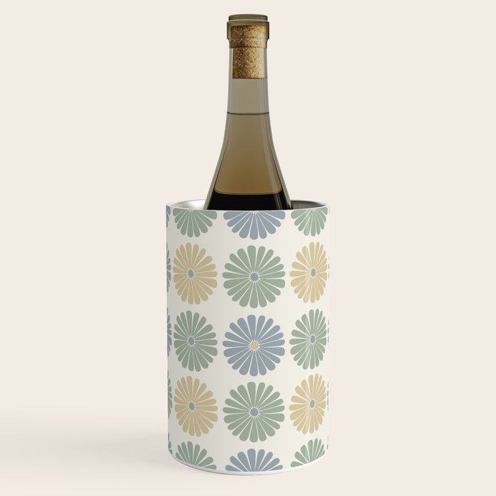 Retro Summer Daisies II Wine Chiller Gallery Image 2