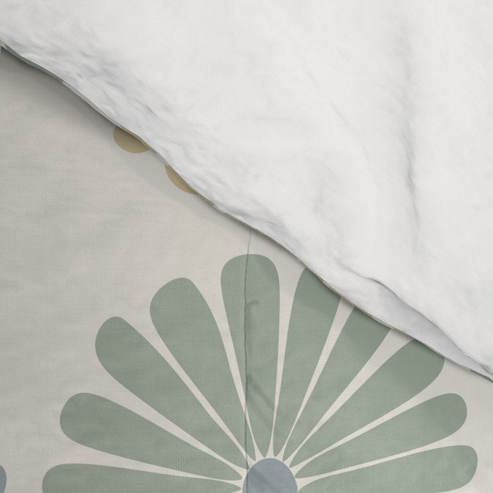 Retro Summer Daisies II Comforter Gallery Image 4