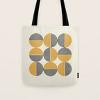 Circle pattern mid-century style Tote Bag Gallery Image 1