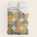 Circle pattern mid-century style Duvet Cover Gallery Image 6