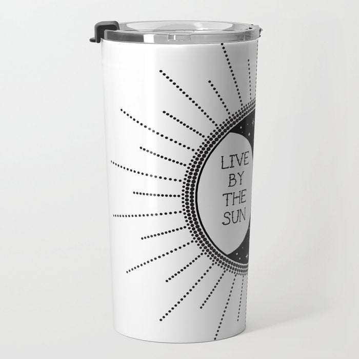 Live by the Sun Love by the Moon Travel Mug Gallery Image 3