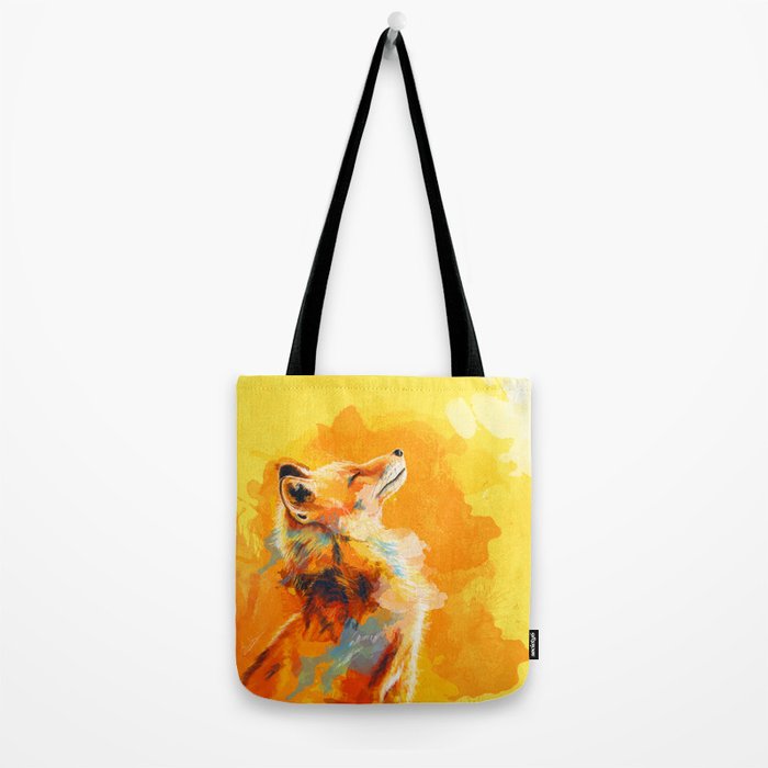 Blissful Light - Fox portrait Tote Bag Gallery Image 2