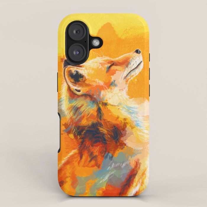 Blissful Light - Fox portrait iPhone Case Gallery Image 1