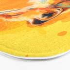 Blissful Light - Fox portrait Bath Mat Gallery Image 3