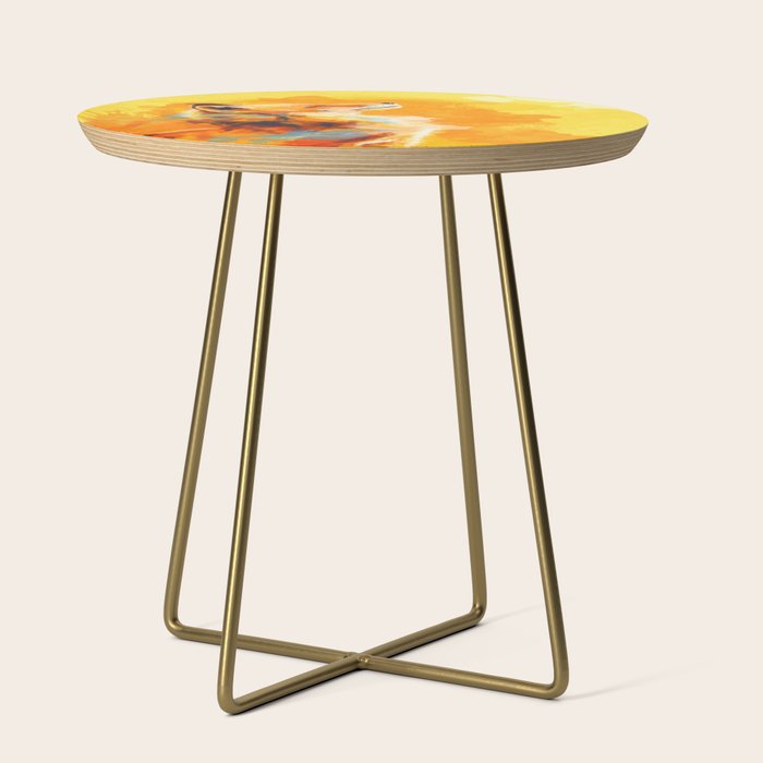 Blissful Light - Fox portrait Side Table Gallery Image 1