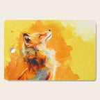 Blissful Light - Fox portrait Cutting Board Gallery Image 1