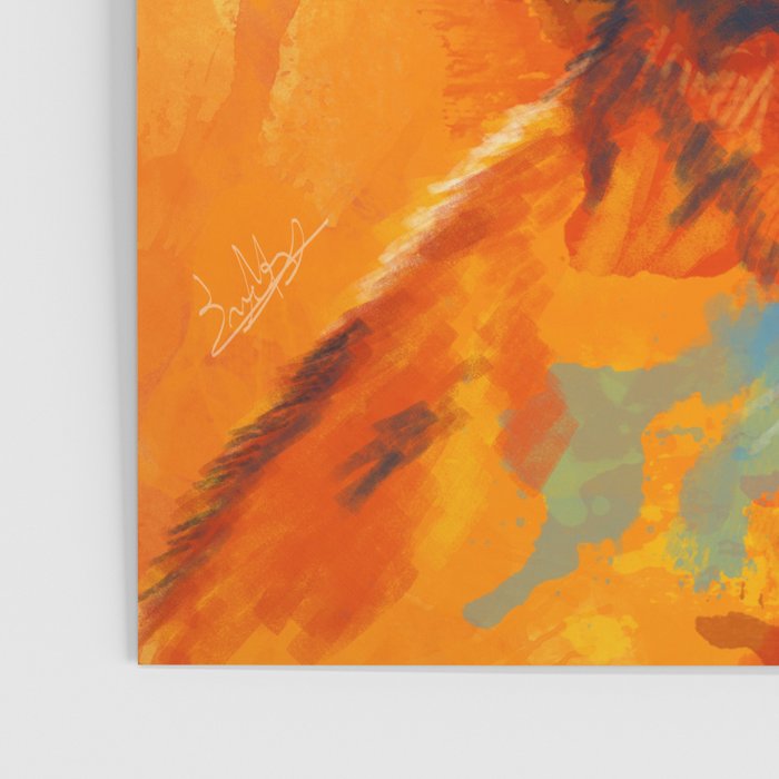 Blissful Light - Fox portrait Poster Gallery Image 3