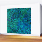 Peacock Watercolor Painting Wall Mural Gallery Image 2