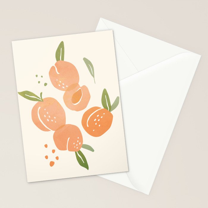 Peaches Stationery Card Gallery Image 2