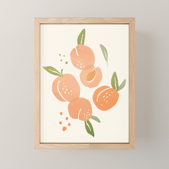 Peaches Mini Art Print Gallery Image 1
