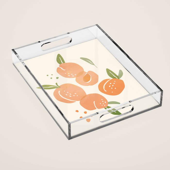 Peaches Acrylic Tray Gallery Image 1