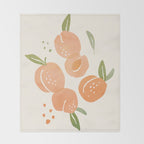 Peaches Throw Blanket Gallery Image 2