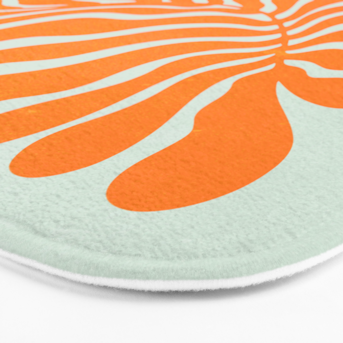 Frozen Sunrise Ferns: Matisse Edition  Bath Mat Gallery Image 3
