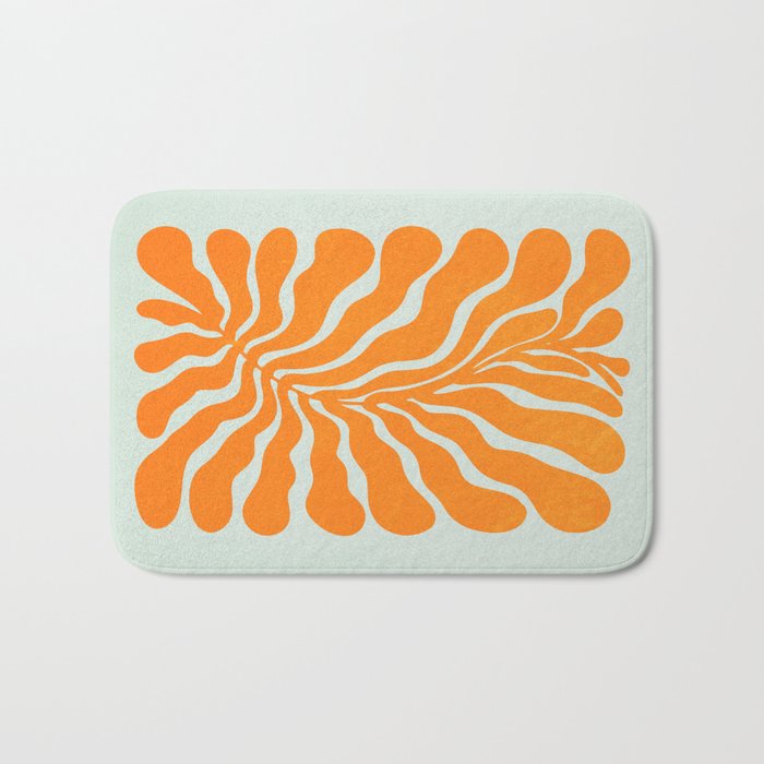 Frozen Sunrise Ferns: Matisse Edition  Bath Mat Gallery Image 1