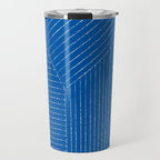 Lines (Sapphire Blue) Travel Mug Gallery Image 1