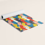 COLORED DOGS PATTERN 2 Yoga Mat Gallery Image 2