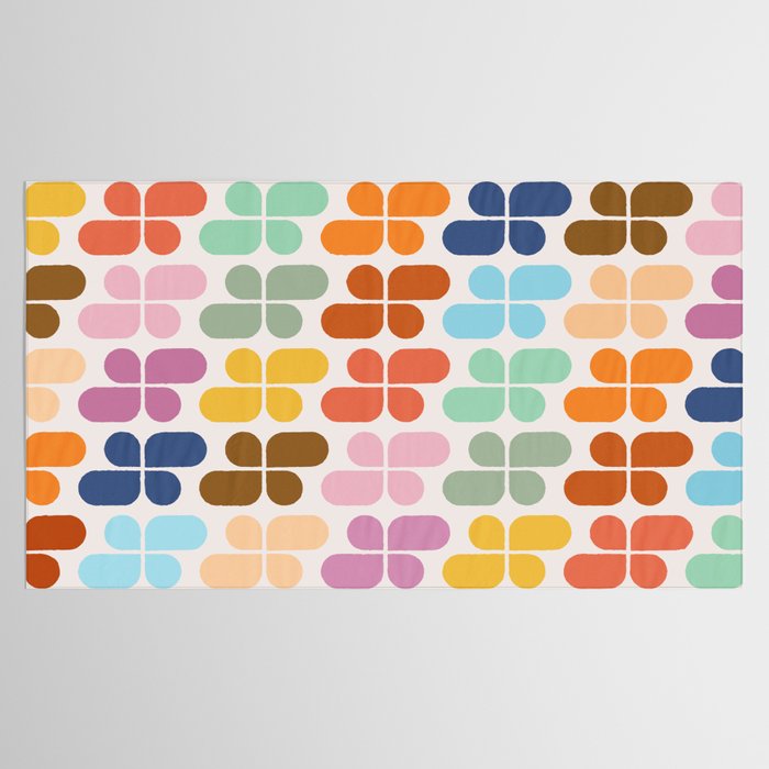 Retro Shapes Geometry Pattern Tablecloth Gallery Image 2