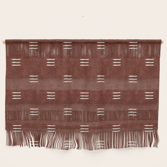 triple dash - rust Wall Hanging Gallery Image 1