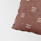 triple dash - rust Pillow Sham Gallery Image 4