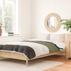 Accent (Black & Moss Green) Duvet Cover Gallery Image 2