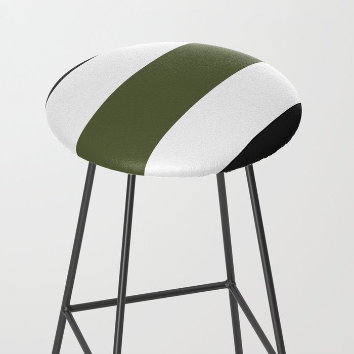 Accent (Black & Moss Green) Stool Gallery Image 2