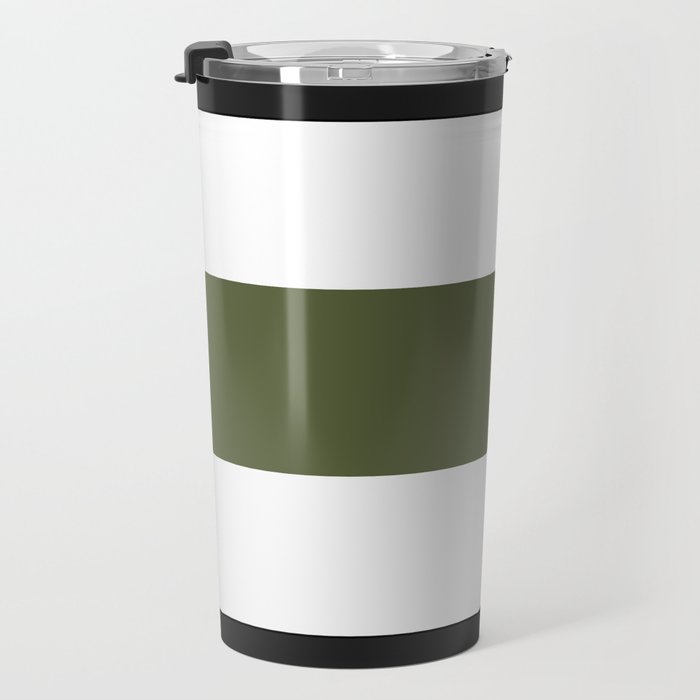 Accent (Black & Moss Green) Travel Mug Gallery Image 3