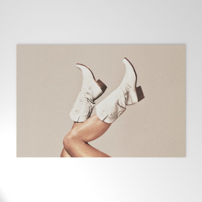 These Boots - Neutral L Welcome Mat Gallery Image 1