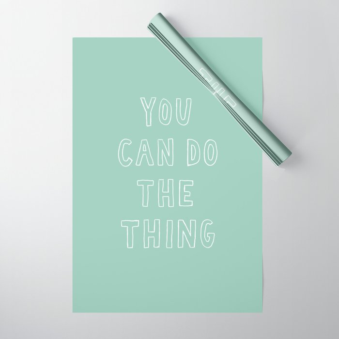 You Can Do The Thing Wrapping Paper Gallery Image 1