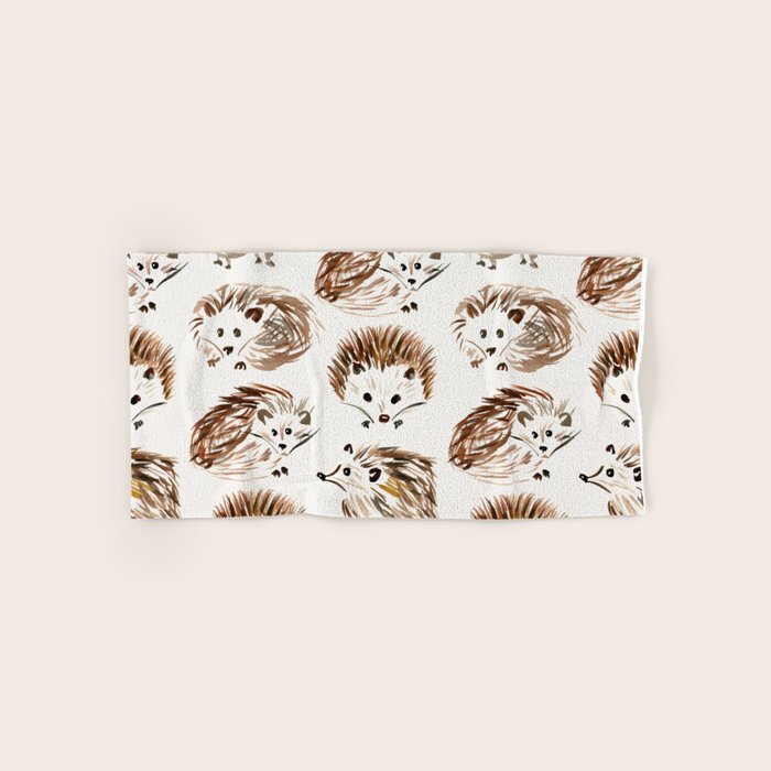 Hedgehogs Bath Towel Gallery Image 1