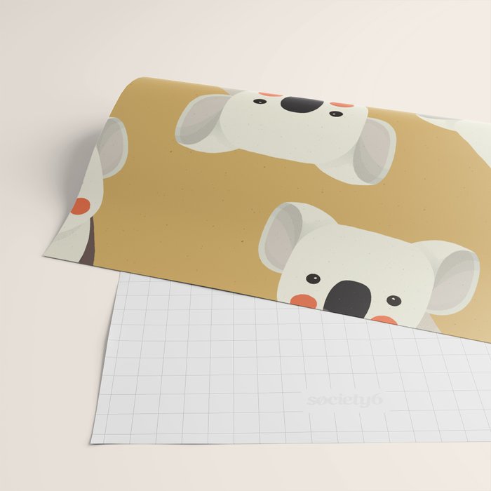 Koala, Animal Portrait Wrapping Paper Gallery Image 2