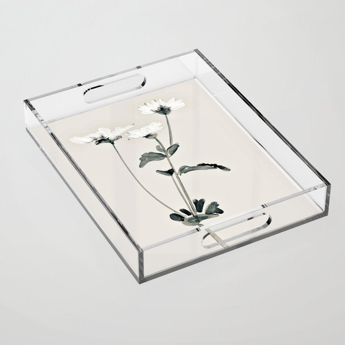 Flowers 21 Acrylic Tray Gallery Image 1