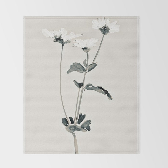 Flowers 21 Throw Blanket Gallery Image 2