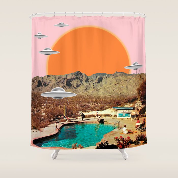 They've arrived! (UFO) Shower Curtain Gallery Image 1