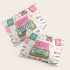 Vintage Mid-Century Stationery Pillow Sham Gallery Image 3