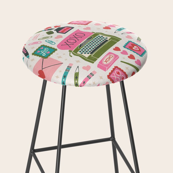 Vintage Mid-Century Stationery Stool Gallery Image 2