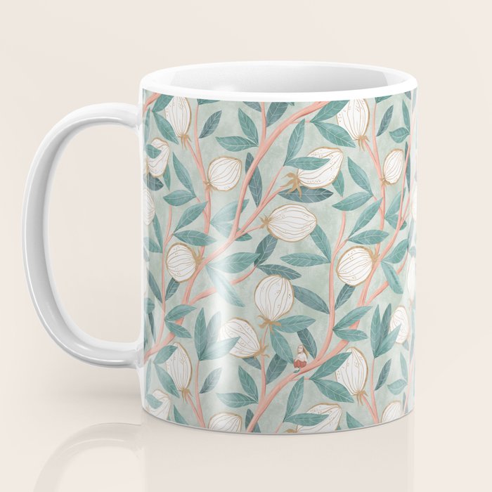 Whimsical Fruit with little girl Coffee Mug Gallery Image 3