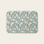Whimsical Fruit with little girl Bath Mat Gallery Image 1