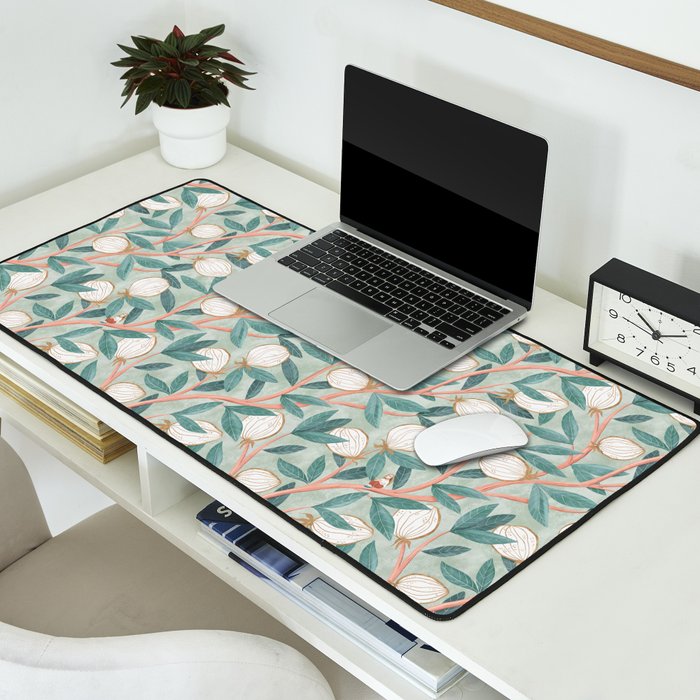 Whimsical Fruit with little girl Desk Mat Gallery Image 2