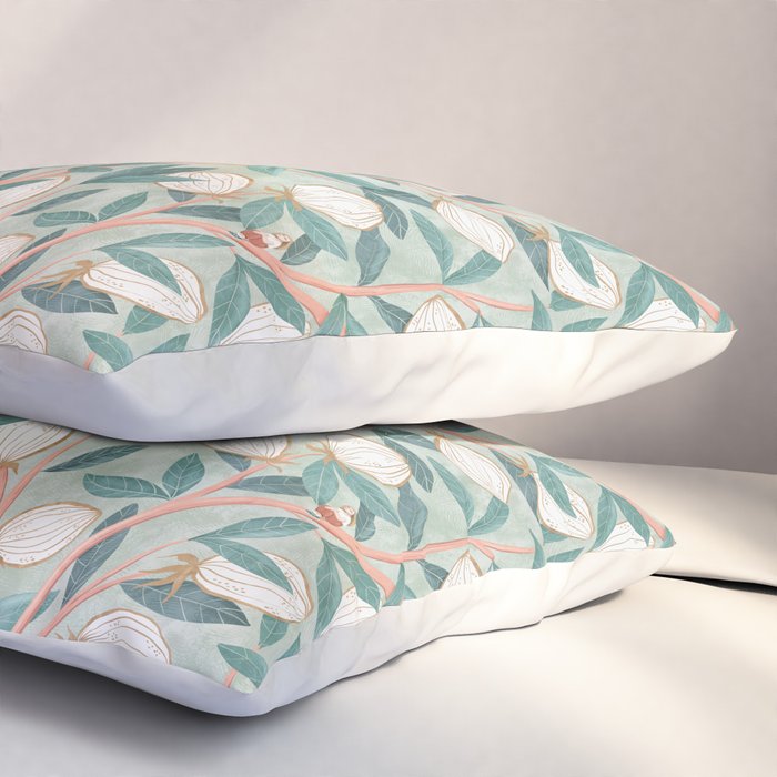 Whimsical Fruit with little girl Pillow Sham Gallery Image 3