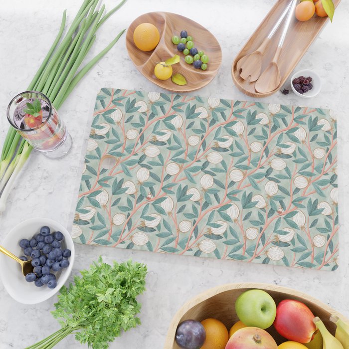 Whimsical Fruit with little girl Cutting Board Gallery Image 2