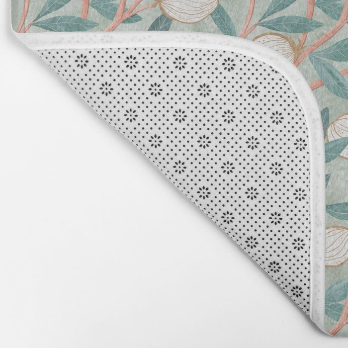 Whimsical Fruit with little girl Bath Mat Gallery Image 2