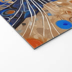 Klimt Cat with Garden Flowers Welcome Mat Gallery Image 2