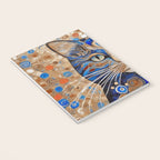 Klimt Cat with Garden Flowers Notebook Gallery Image 3