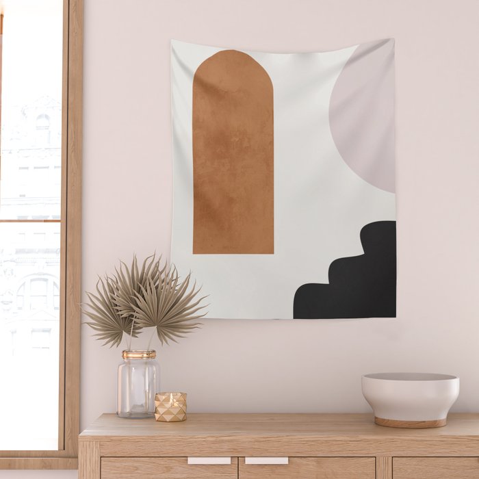 Abstract Shapes 16 Wall Tapestry Gallery Image 2