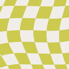 Warped Check Pattern Lime Coffee Mug Gallery Image 2